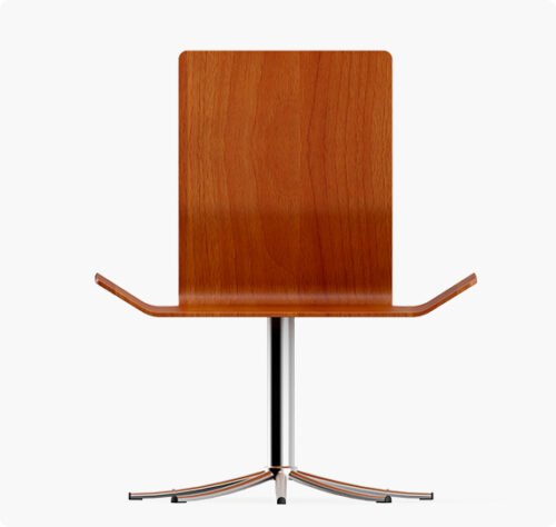 Mahogany minimalist chair - Imagem 3